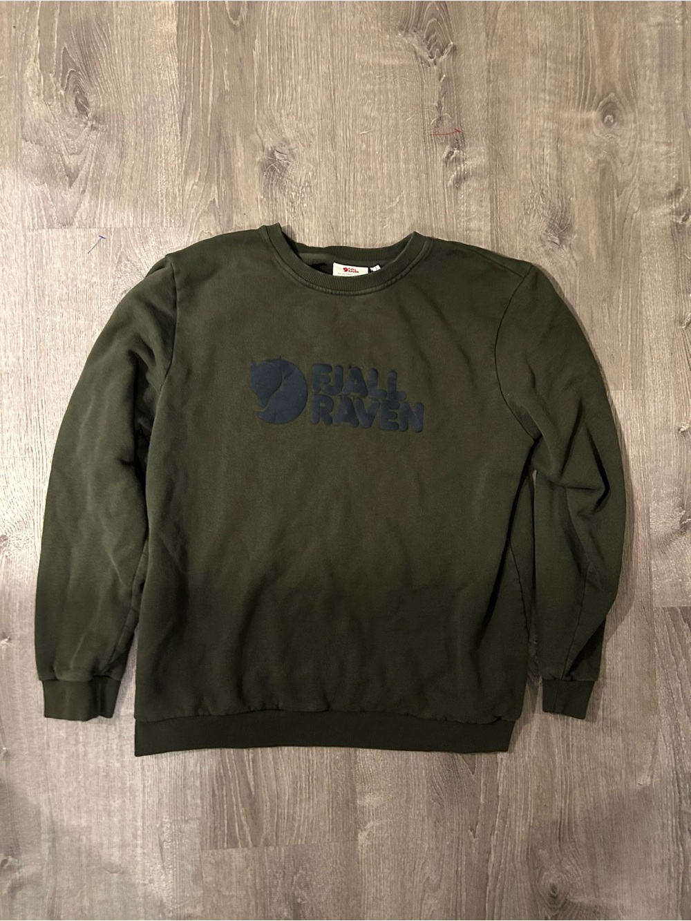 Fjallraven Men's Green Logo Crewneck Sweatshirt XXL